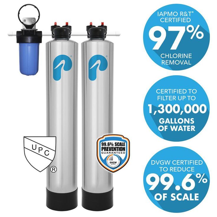 15 GPM Whole House Water Filtration and NaturSoft Water Softener Alternative System