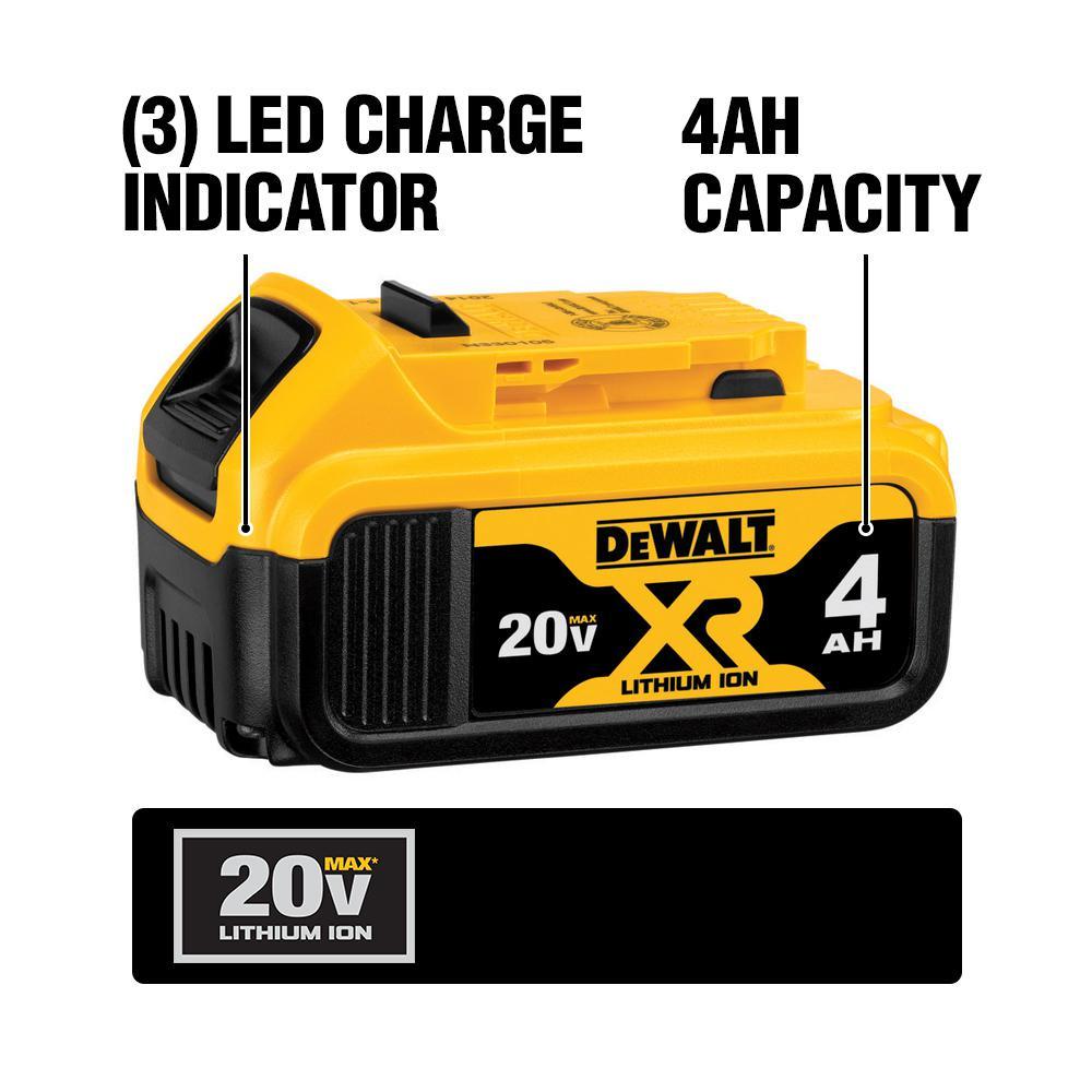 20-Volt MAX Li-Ion Cordless Compact Reciprocating Saw (Tool-Only) with 20-Volt MAX 4.0Ah Battery - Super Arbor