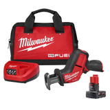 Milwaukee M12 FUEL 12-Volt Brushless Cordless HACKZALL Reciprocating Saw Kit with XC High Output 5.0Ah Battery