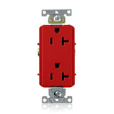 Decora Plus 20 Amp Commercial Grade Self Grounding Duplex Outlet, Gray - Super Arbor