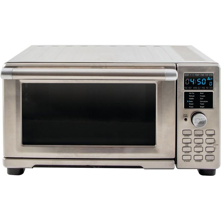 Bravo XL 1800 W 4-Slice Stainless Steel Toaster Oven and Air Fryer