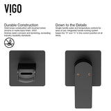 Amaryllis White Matte Stone Vessel Bathroom Sink Set with Atticus Wall Mount Faucet in Matte Black - Super Arbor