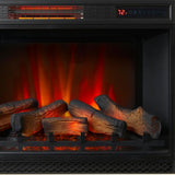 Vinegate 68 in. Freestanding Media Console Electric Fireplace in White - Super Arbor