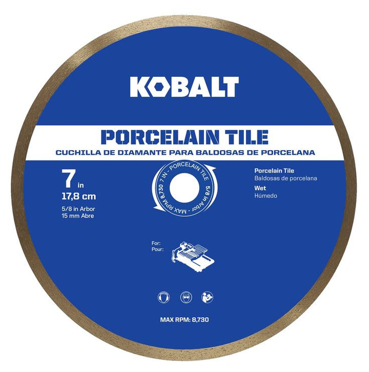 Kobalt 7-in Wet Continuous Diamond Saw Blade