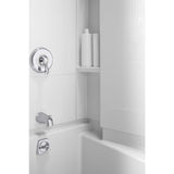 Accord 36 in. x 60 in. x 76 in. Bath and Shower Kit with Right-Hand Drain in White - Super Arbor