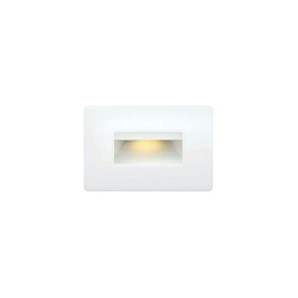 3.8-Watt Satin White Integrated LED 2700K Ultra Warm Luna Step Light - Super Arbor