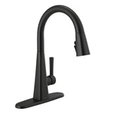 Lenta Touch Single-Handle Pull-Down Sprayer Kitchen Faucet with ShieldSpray Technology in Champagne Bronze - Super Arbor