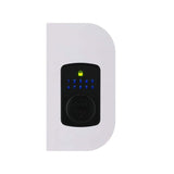 Defiant Square Compact Hubspace Matte Black Electronic Single Cylinder Deadbolt