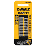 DEWALT MAXFIT 1 in. Torx Screwdriver Bit Set (7-Piece)