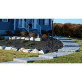 Patio-on-a-Pallet 12 in. x 24 in. and 24 in. x 24 in., 48 sq. ft. Concrete Gray Basketweave York-Stone Paver (18-Pieces) - Super Arbor