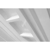 Rose 48 in. x 36 in. x 74 in. 3-Piece DIY Friendly Alcove Shower Surround in White - Super Arbor