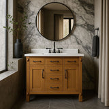 Home Decorators Collection Bellington 42-Inch Bathroom Vanity with Marble Top