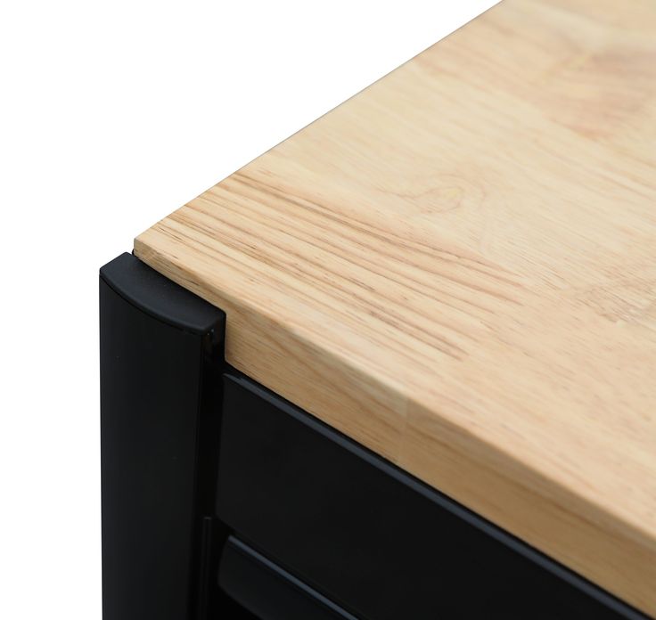 Kobalt 59.8-in L x 42.7-in H 15-Drawers Rolling Black Wood Work Bench