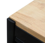 Kobalt 59.8-in L x 42.7-in H 15-Drawers Rolling Black Wood Work Bench