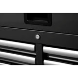 36 in. W 12-Drawer, Deep Combination Tool Chest and Cabinet Set in Gloss Black