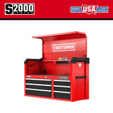 CRAFTSMAN 2000 Series 41-in W x 24.7-in H 6-Drawer Steel Tool Chest (Red)