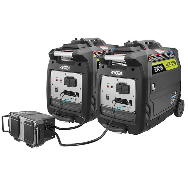 RYOBI 2,200 Starting Watt Gray Gasoline Powered Digital Inverter Generator