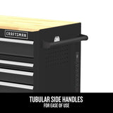 CRAFTSMAN 51.2-in L x 37.5-in H 8-Drawers Rolling Black Wood Work Bench