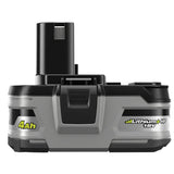 RYOBI 110 MPH 410 CFM 18V ONE+ Brushless Cordless Jet Fan Blower Kit with 4Ah Battery and Charger