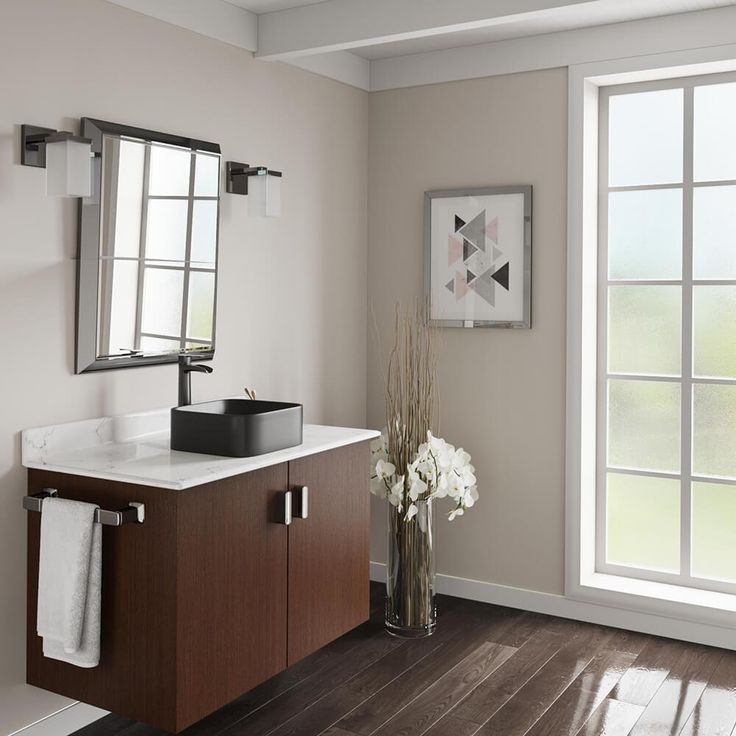 MR Direct Vessel Sink in Matte Black