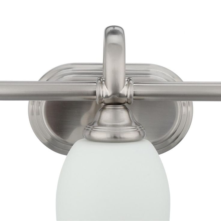 Cedar Cove 3-Light Brushed Nickel Vanity Light with Etched Opal Glass Shades