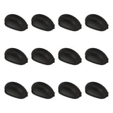 Essentials 3 in. (76mm) Center-to-Center Matte Black Cup Pull (12-Pack) - Super Arbor