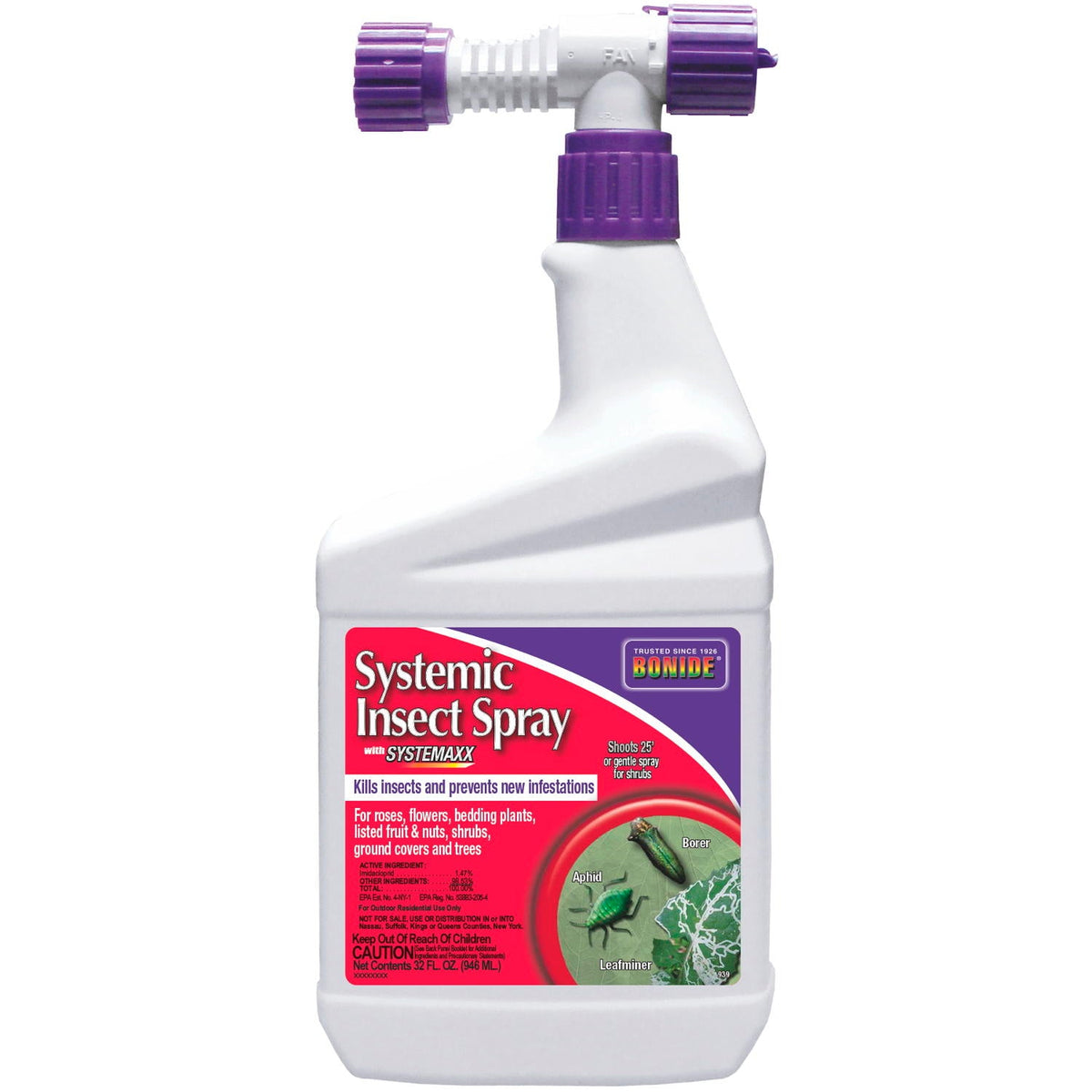 Bonide Systemic Insect Spray Ready-to-Spray, 32 oz (Quart)