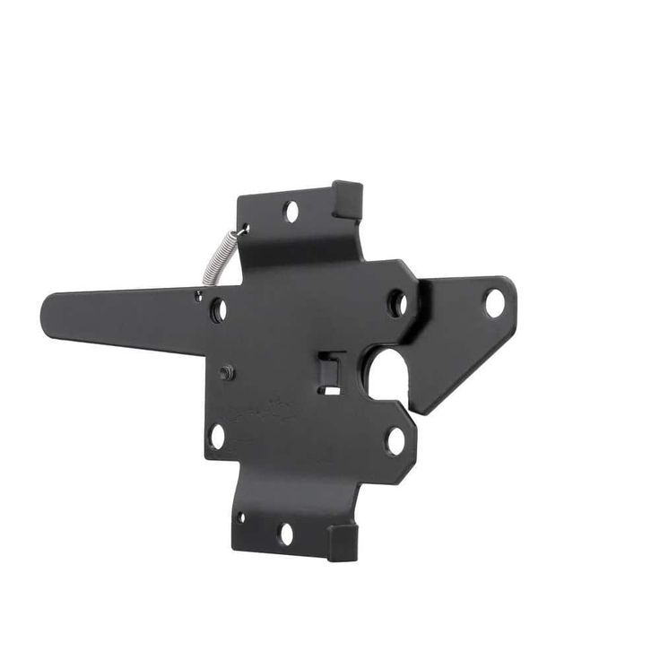 Everbilt Black Stainless Steel Post Latch Gate Set