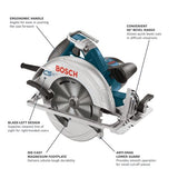 15 Amp 7-1/4 in. Corded Circular Saw with 24-Tooth Carbide Blade and Carrying Bag