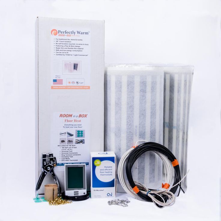 FloorHeat Room in a Box 68 ft. x 18 in. 120-Volt Radiant Floor Heating System with Anti-Fracture Heat (Covers 102 sq. ft.)