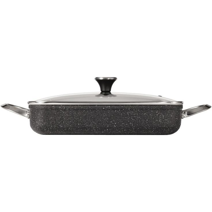 Rock 9 in. x 13 in., 5.3 Qt. Rectangular Dish with Lid
