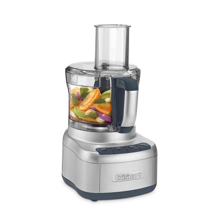 Elemental 8-Cup Silver Food Processor