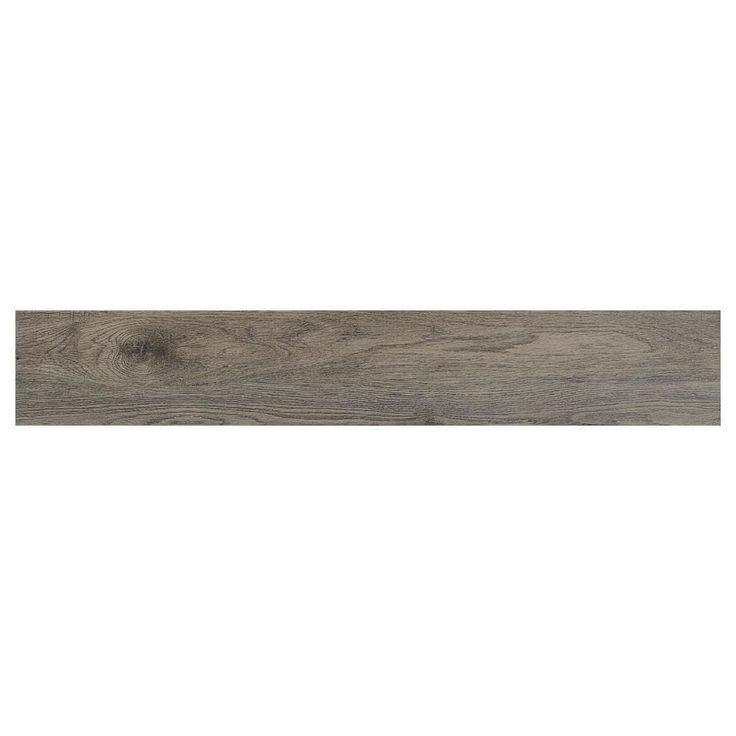 Mohawk ForeverStyle Smoke Wood 6-in x 36-in Matte Porcelain Wood Look Floor Tile