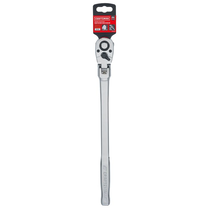 CRAFTSMAN 72-Teeth 1/2-in Drive Quick-Release Flexible Head Ratchet