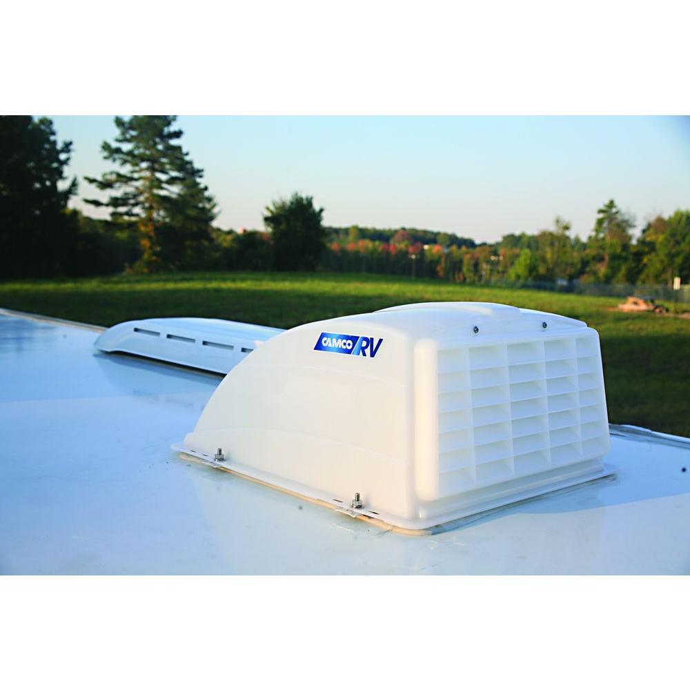 Camco RV Roof Vent Cover, White - Super Arbor