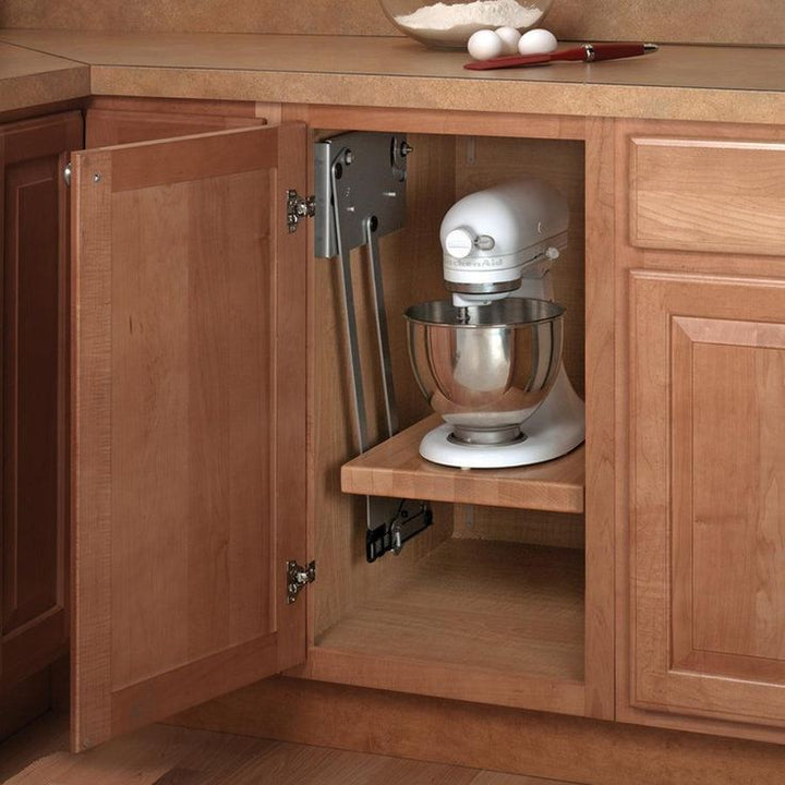 Knape & Vogt 2.5-in W x 13-in H Pull Out Metal Lift Shelf