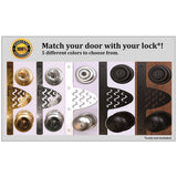 Home Protection Door Kit with White Decor Bracket and White Bars - Super Arbor