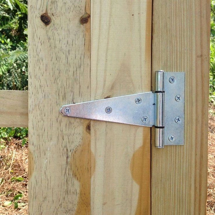 Everbilt 6 in. x 6 in. Zinc-Plated Gate Tee Hinge