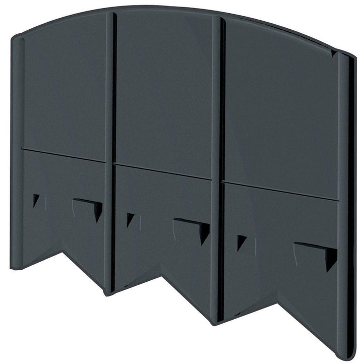 Choppers 60 ft. Black Resin Hammer-In Landscape Edging (120-Piece Set) - Super Arbor