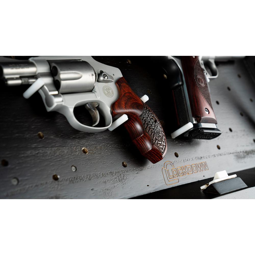 In Plain Sight Firearm Concealment Shelf, Walnut - Super Arbor