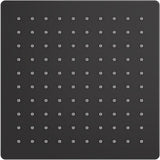 Honesty 1-Spray 8 in. Rainhead Ceiling Mount Fixed Shower Head in Matte Black - Super Arbor