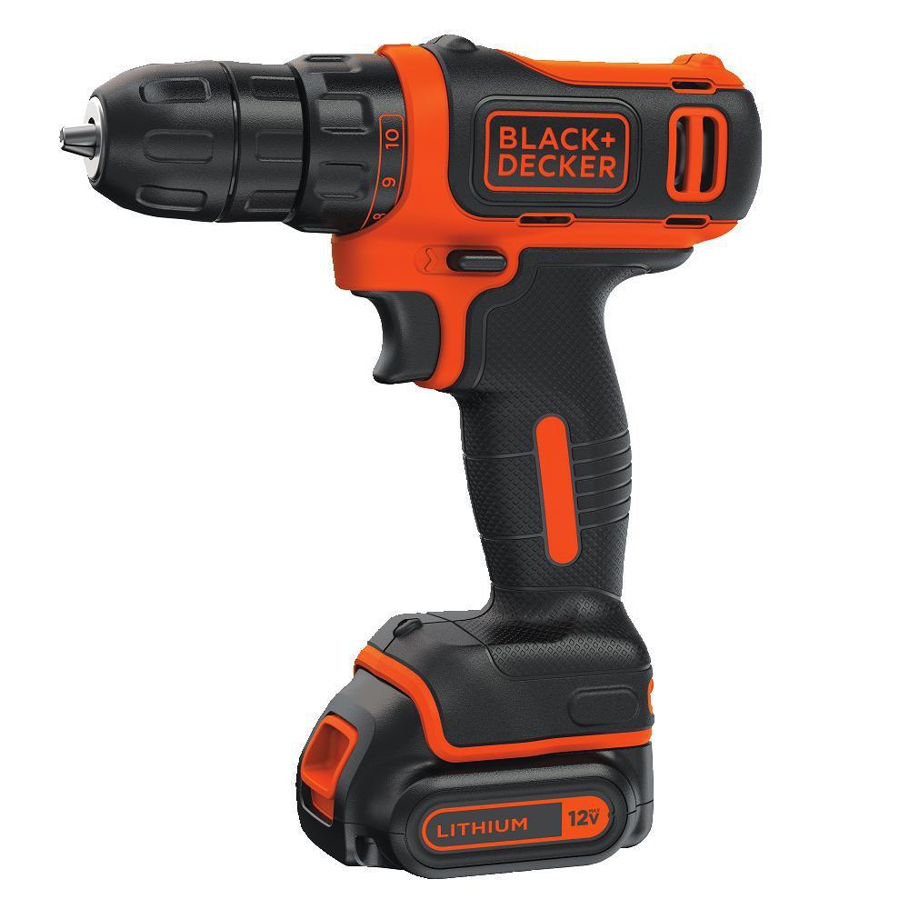 12-Volt MAX Lithium-Ion Cordless Project Kit (57-Piece) with Battery 1.5Ah, Charger and Tool Bag - Super Arbor