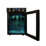 Vinotemp 4-Bottle Capacity Black Freestanding Wine Chiller