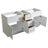 Hamlet 72 in. W x 21.5 in. D x 33.5 in. H Bath Vanity Cabinet Only in White - Super Arbor