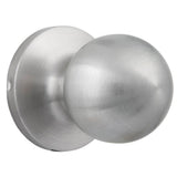 Commercial 2-1/8 in. Grade 2 Satin Chrome Storeroom Door Knob - Super Arbor