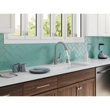 Setra Single-Handle Touchless Pull-Down Sprayer Kitchen Faucet in Vibrant Stainless - Super Arbor