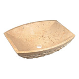 Moon Vessel Sink in Classic Cream Marble - Super Arbor