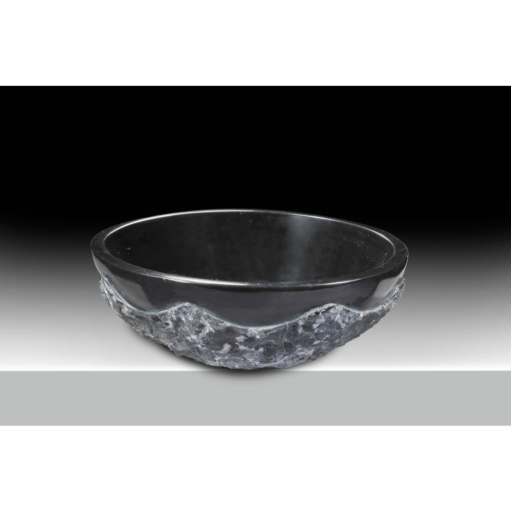 Dragons Crest Vessel Sink in Black Jade - Super Arbor
