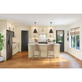 allen + roth Annscroft 27-in W x 34.5-in H x 24-in D Hazelnut Maple Sink Base Semi-Custom Cabinet