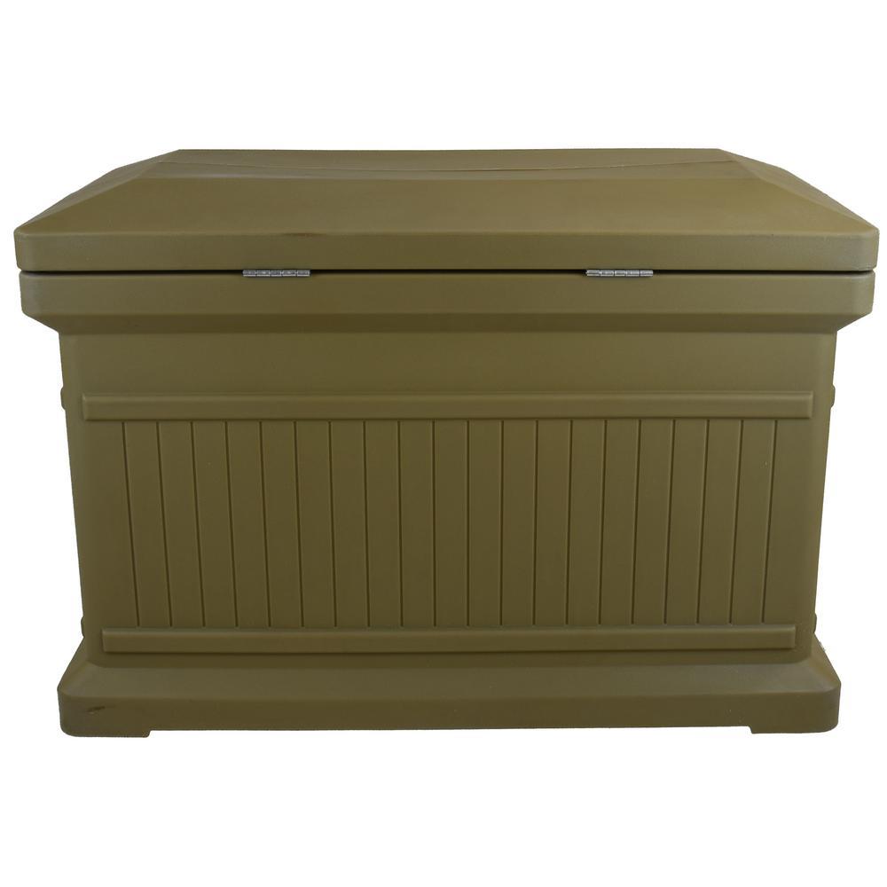 Oak Premium Horizontal Architectrual ParcelWirx Delivery Drop Box Hinged Lid with Swinging Latch for Locking - Super Arbor